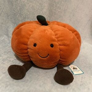 Jellycat Orange Pumpkin Plush with Brown Accents
AMUSABLE PUMPKIN 🎃